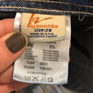 Designer boot cut jeans